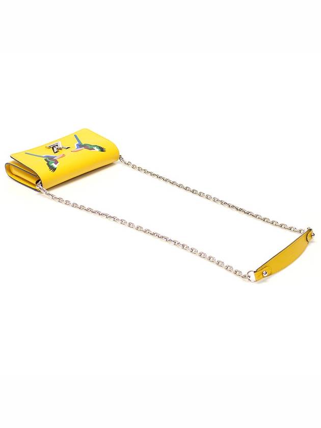 M61752 Yellow Epi Leather Early Bird Twist WOC Chain Wallet Cross Bag - LOUIS VUITTON - BALAAN 3