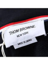 Engineered 4 Bar Diagonal Zip Up Hoodie Navy - THOM BROWNE - BALAAN 7