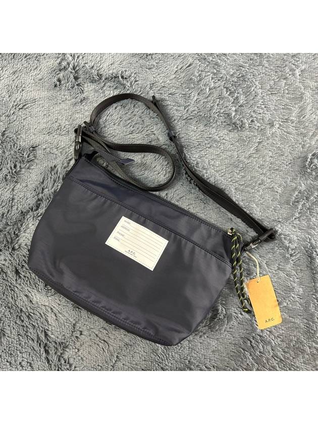 Track Logo Buckle Messenger Bag Navy - A.P.C. - BALAAN 5