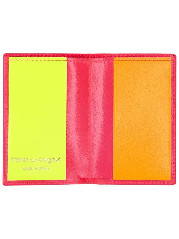 Comme Des Garçons Super Fluo Bifold Cardholder - COMME DES GARCONS - BALAAN 3