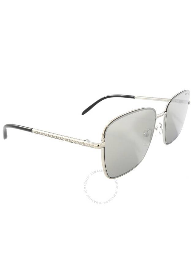 Michael Kors Burlington Silver Mirror Square Men's Sunglasses MK1123 11536G 57 - MICHAEL KORS - BALAAN 2