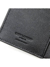 Continental Grain de Poudre Embossed Leather Wallet Black - SAINT LAURENT - BALAAN.