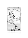 Stars Galaxy Clip Charm Sterling Silver Clear - PANDORA - BALAAN 5