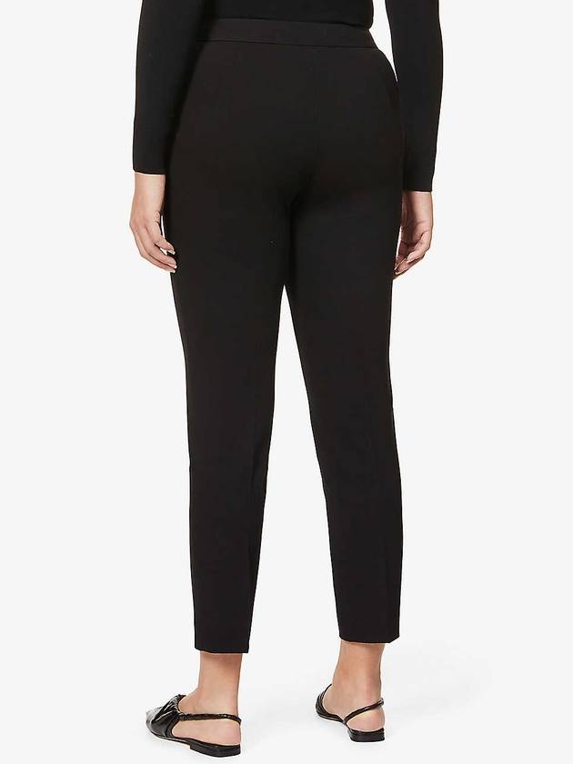 Pegno Viscose Straight Pants Black - MAX MARA - BALAAN 4