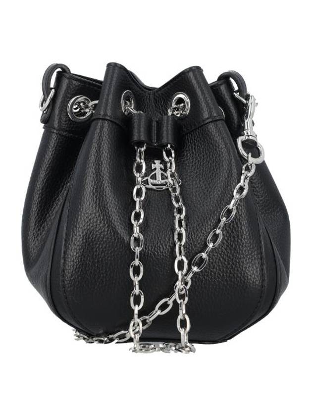 Chrissy Small Bucket Bag Black - VIVIENNE WESTWOOD - BALAAN 2