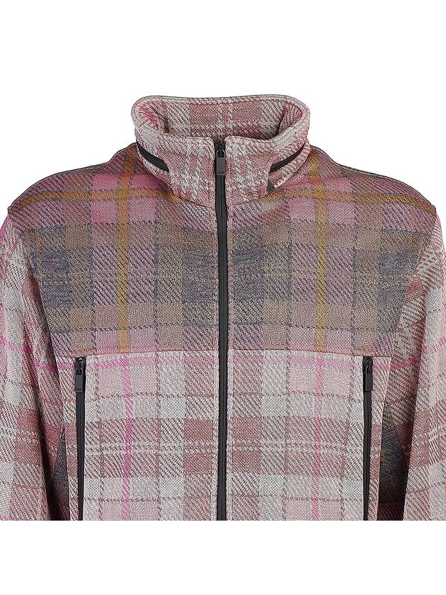 Check Hooded Jacket Pink - DIOR - BALAAN 5