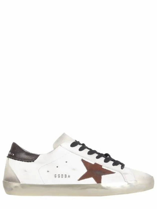 Men's Superstar Black Tab Low Top Sneakers White - GOLDEN GOOSE - BALAAN 1