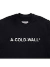 Essential Logo Crew Sweatshirt Black - A-COLD-WALL - BALAAN 4