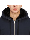 Classic Bunny Zip Up Hoodie Black Lining Navy - MOOSE KNUCKLES - BALAAN 8