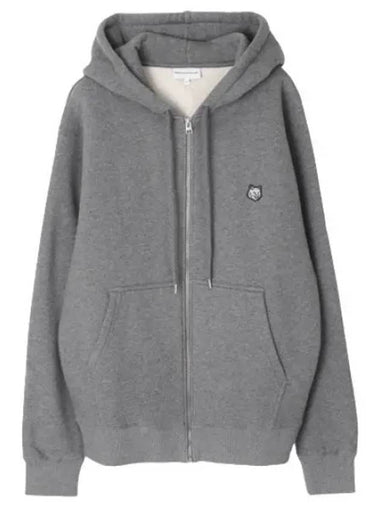 Foxhead patch comfort zipper hooded zip up - MAISON KITSUNE - BALAAN 1