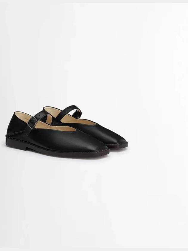 Square Toe Ballerina Shoes Black - LEMAIRE - BALAAN 3