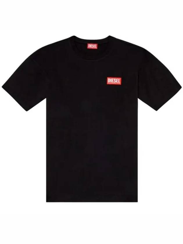 T Nlabel L1 Short Sleeve T-Shirt Black - DIESEL - BALAAN 2