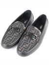 Oh Rock Driving Leather Loafer Black 9 280 - FENDI - BALAAN 1