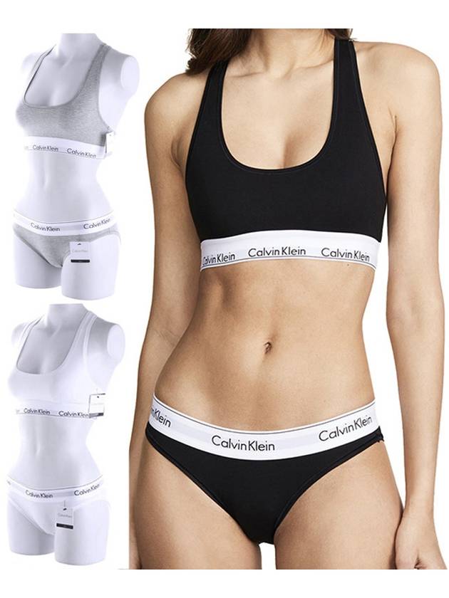 Underwear women s sports bra triangle bikini panties set CK 3785 3787 - CALVIN KLEIN - BALAAN 1