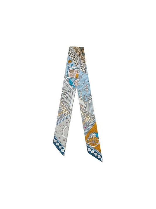 Objets De Curiosite Twilly Scarf Blue - HERMES - BALAAN 1