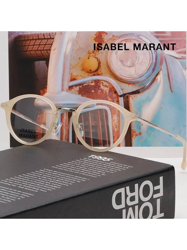 Glasses frame IM0033 QHP horn rim translucent - ISABEL MARANT - BALAAN 2