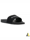 Rubber Flat Sandal Slippers Black - GIVENCHY - BALAAN 2