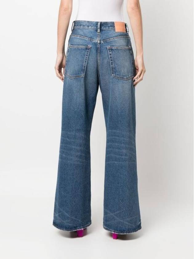 Studios High Waist Wide Jeans Vintage Blue - ACNE STUDIOS - BALAAN 5