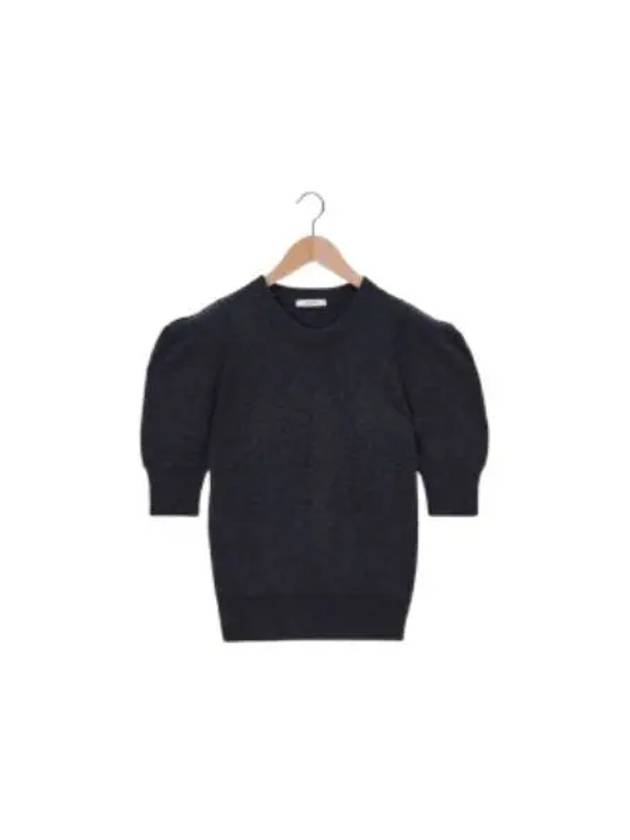 Short Sleeve Knit Top Anthracite Melange - LEMAIRE - BALAAN 2