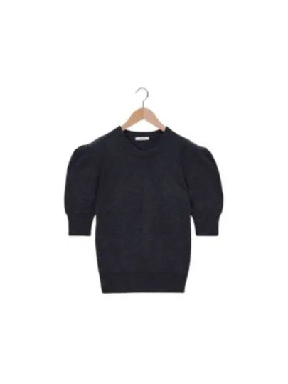 Short Sleeve Knit Top Anthracite Melange - LEMAIRE - BALAAN 2