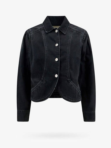 24 ss Denim Jacket WITH ROUNDED PROFILE VE0185FAB1H06I01BK B0650983076 - ISABEL MARANT - BALAAN 1