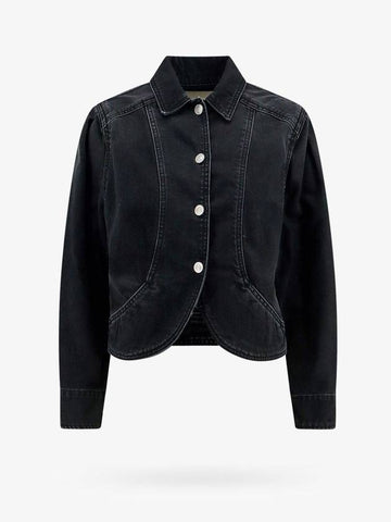 Valette Denim Jacket Black - ISABEL MARANT - BALAAN 1