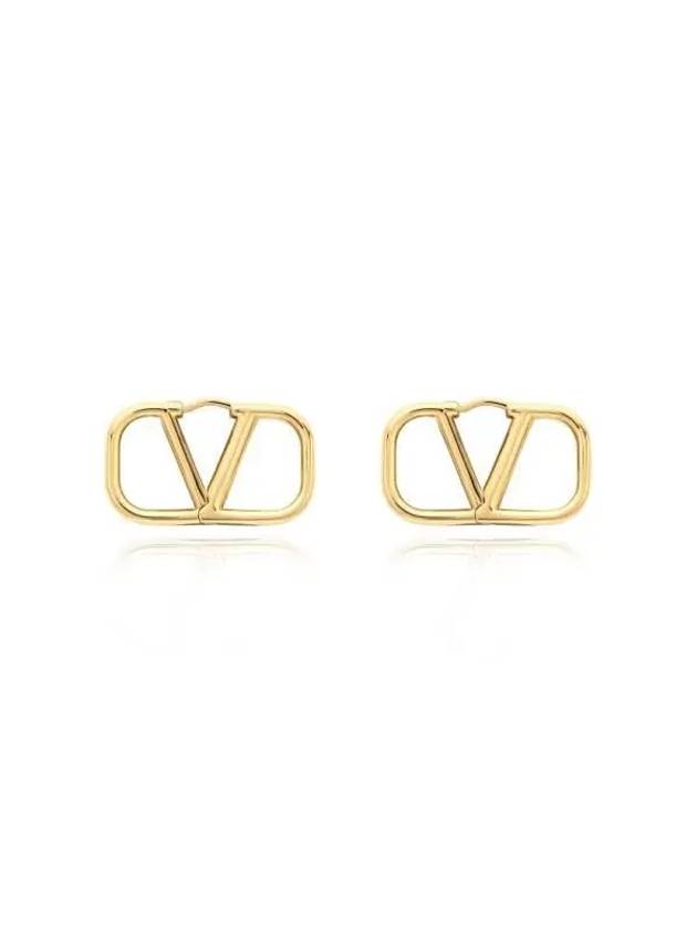 Valentino 2W2J0R23 MET CS4 J0R23 Garavani V logo earrings - RED VALENTINO - BALAAN 2