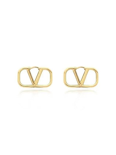 Valentino 2W2J0R23 MET CS4 J0R23 Garavani V logo earrings - RED VALENTINO - BALAAN 2