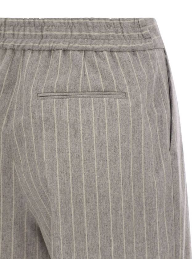 DAISY - Wool and cashmere pinstripe pants - PT TORINO - BALAAN 4