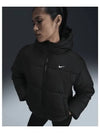 Sportswear Classic Padded Therma Fit Loose Hooded Jacket W Black White FZ5900 010 - NIKE - BALAAN 2