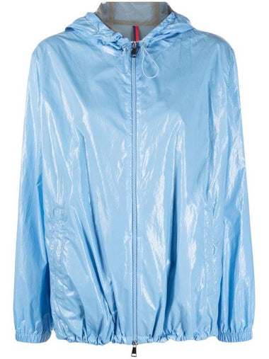 Wuisse Hooded Jacket Blue - MONCLER - BALAAN 1