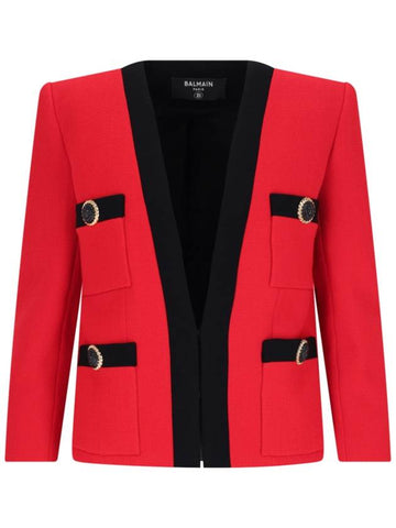 Balmain Jackets Red - BALMAIN - BALAAN 1