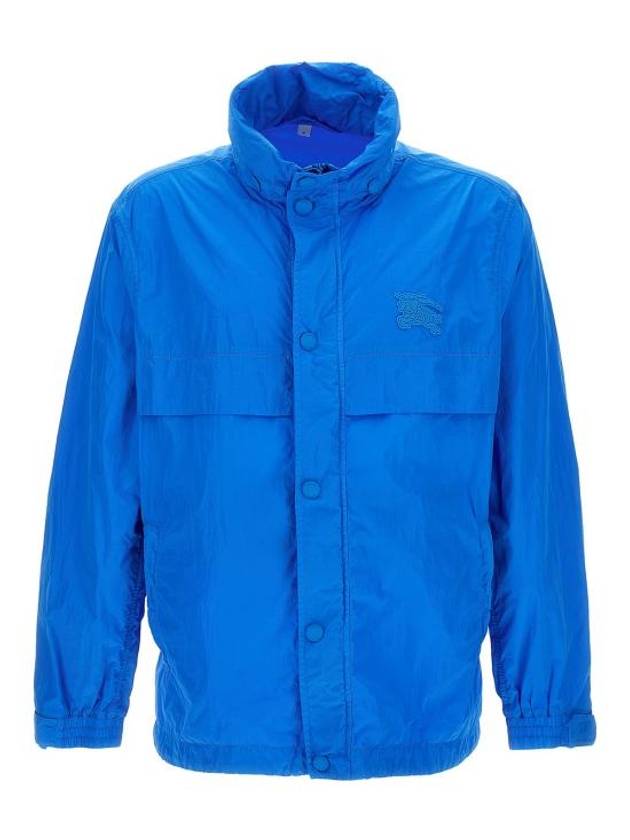 EKD Applique Nylon Zip-Up Jacket Blue - BURBERRY - BALAAN 2