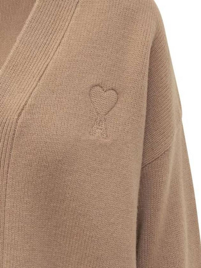 De Coeur knit cardigan beige - AMI - BALAAN 2