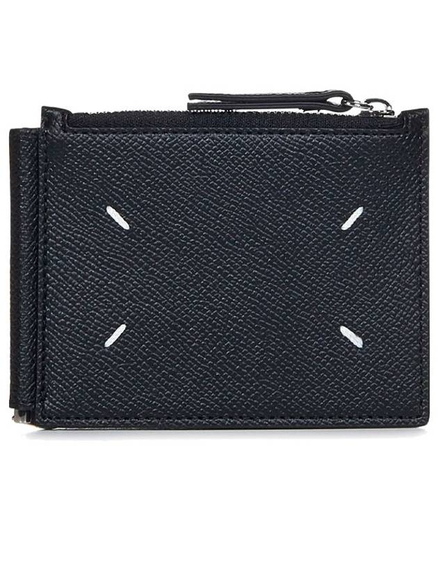 Stitch Money Clip Card Wallet Black - MAISON MARGIELA - BALAAN 2