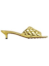 Padded Mule Gold - BOTTEGA VENETA - BALAAN 1