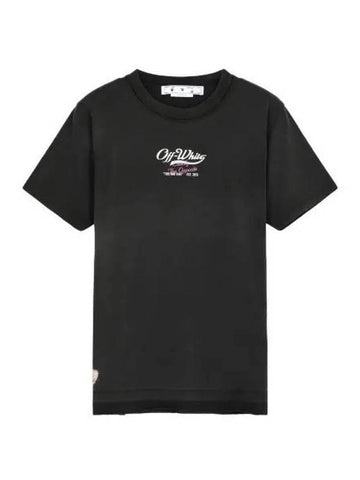 Wave Off Low Over Skate T Shirt Black Short Sleeve Tee - OFF WHITE - BALAAN 1