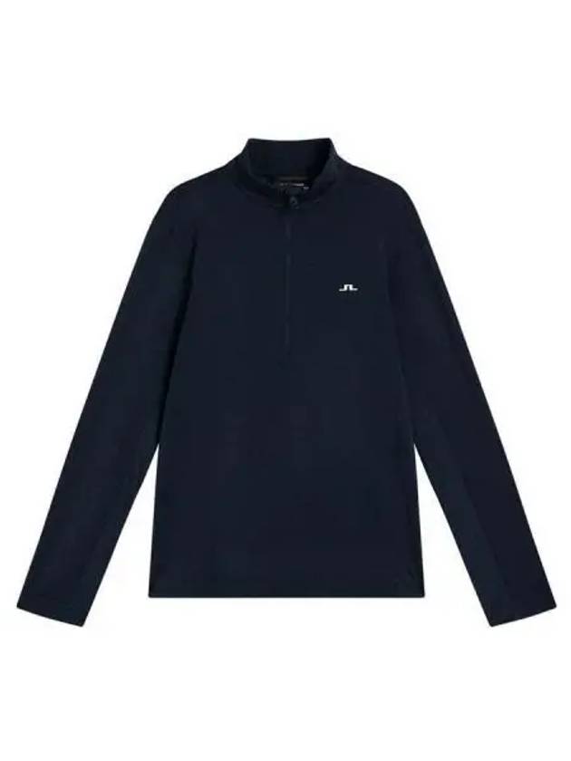 Luque Half Zip Up Mid Long Sleeve T-Shirt Navy - J.LINDEBERG - BALAAN 2