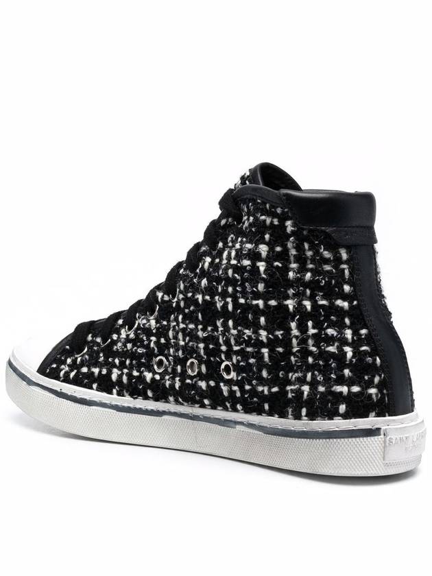 tweed hightop sneakers - SAINT LAURENT - BALAAN 3