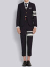 Plain Weave Suiting 4 Bar Classic Sport Jacket Jacket Navy - THOM BROWNE - BALAAN 3