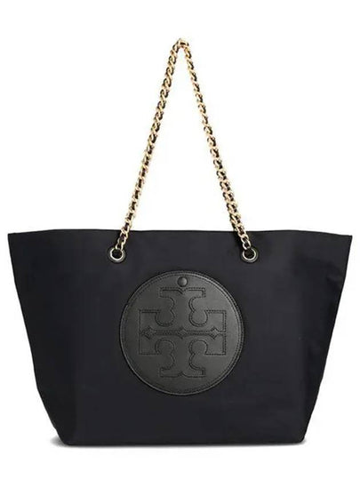 Ella Chain Tote Bag Black - TORY BURCH - BALAAN 2