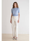 White Cotton Pants - ILROZE - BALAAN 4