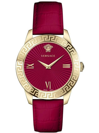 Greca Signifer Quartz Watch Red - VERSACE - BALAAN 1