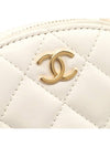 Lambskin Calfskin Half Moon Gold Plated CC Logo Mini Vanity Top Handle 2WAY AP3087 - CHANEL - BALAAN 6