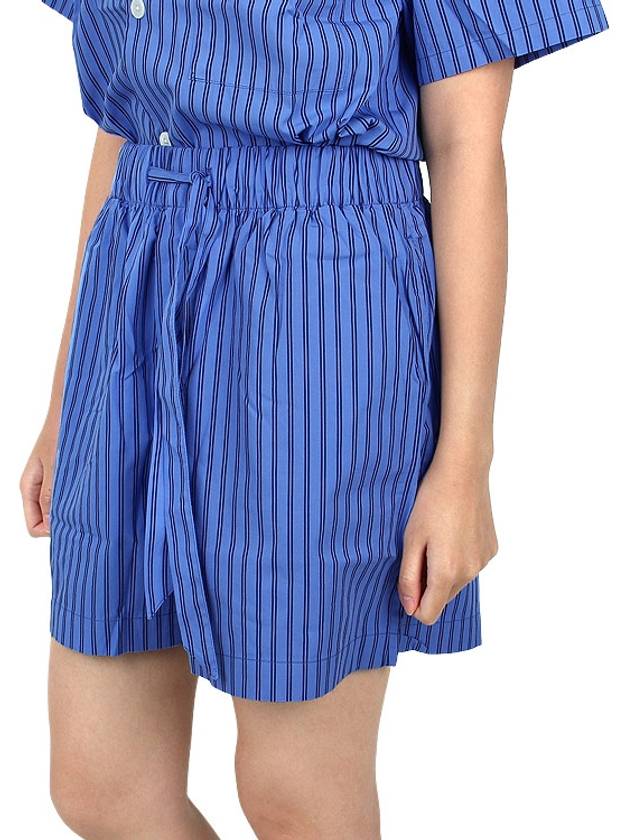 Poplin Striped Pajama Short Pants SWS BS - TEKLA - BALAAN 9