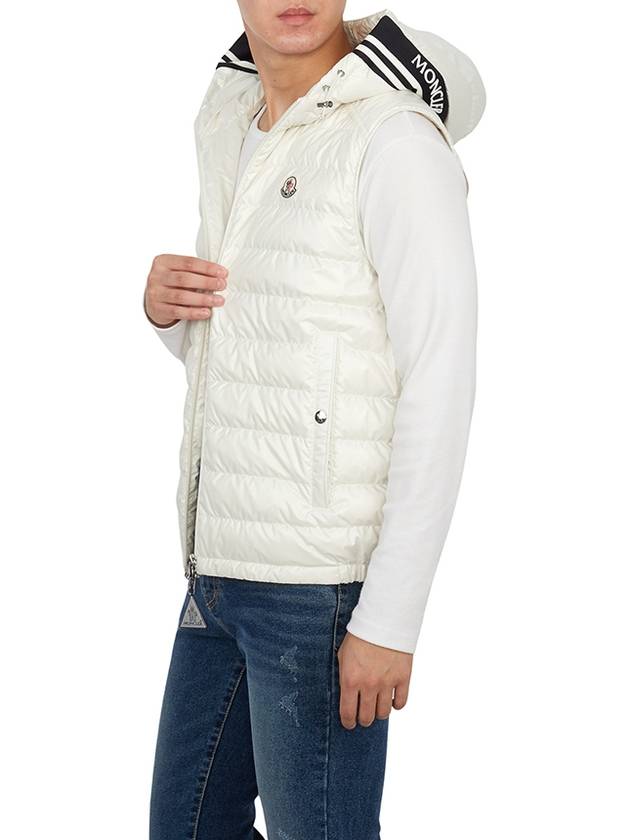 Clai down vest white - MONCLER - BALAAN 6