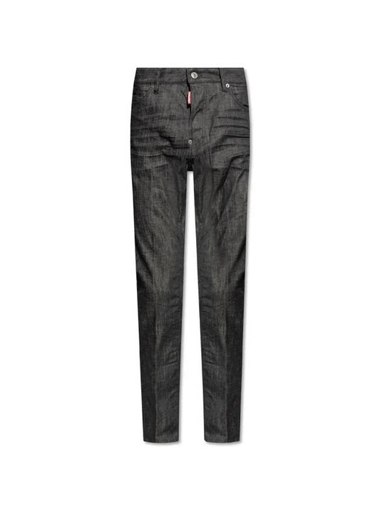 Cool Guy Denim Straight Jeans Black - DSQUARED2 - BALAAN 1