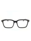 Eyewear Square Acetate Eyeglasses Black - GUCCI - BALAAN 1