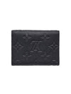 M58456 Monogram Empreinte Noir Color Business Card Wallet - LOUIS VUITTON - BALAAN 3