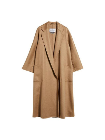 Ludmilla Icon Cashmere Single Coat Beige - MAX MARA - BALAAN 1